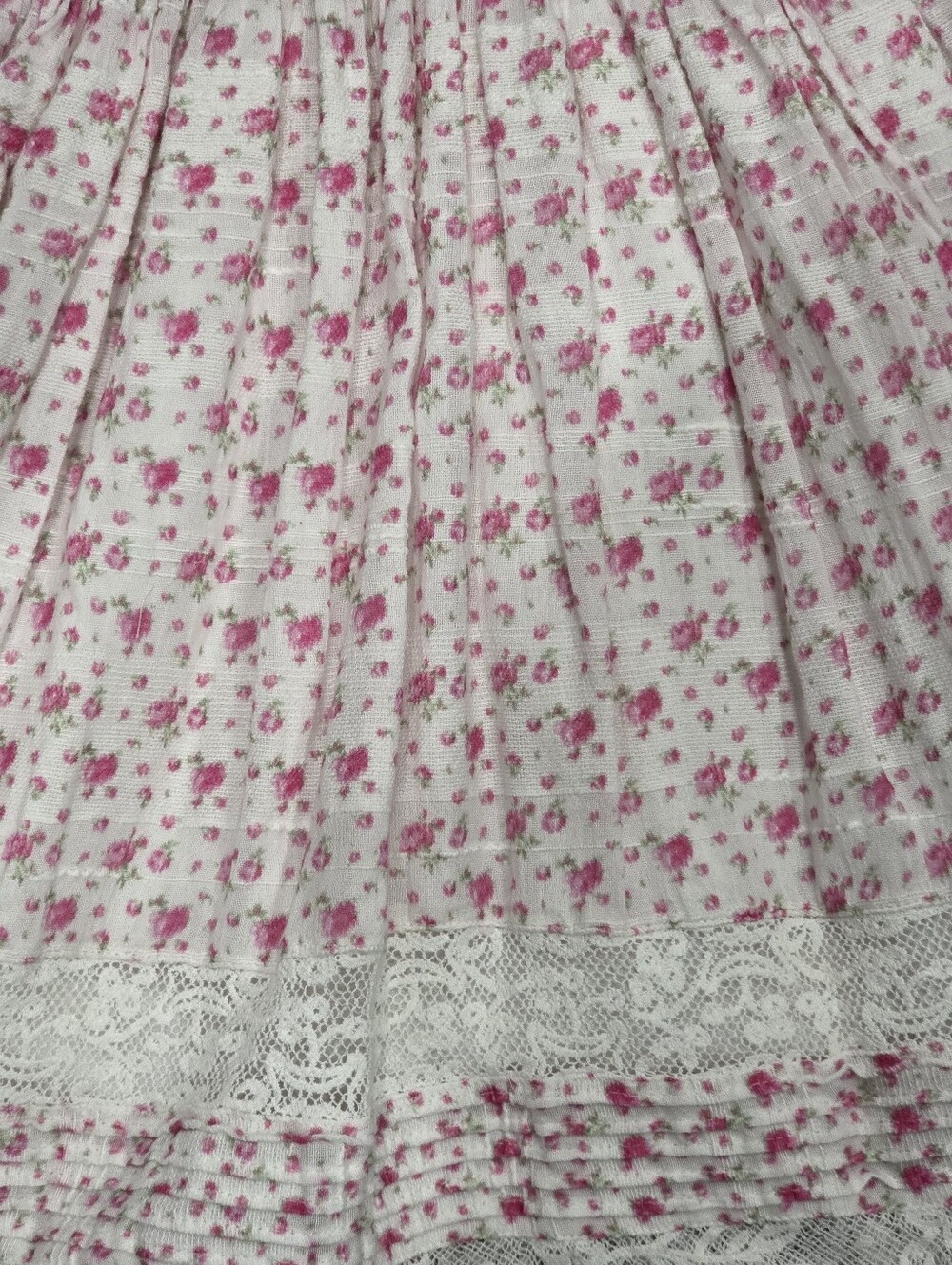 LOVESHACKFANCY NEWTON FLORAL LACE MINI DRESS XS - Picture 12 of 13